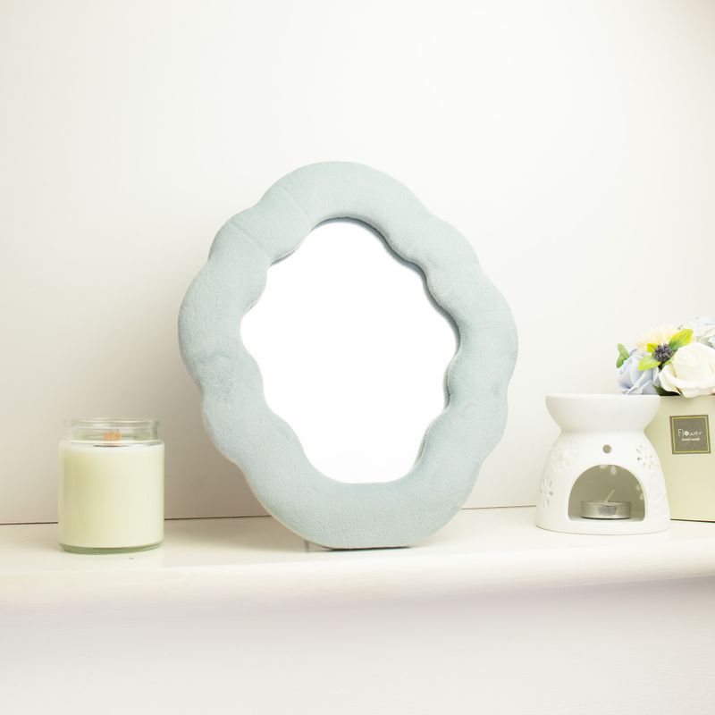 Soft Squiggly Mirrors - Cloud - Cloud Blue (41)  - 28x24x2.3cm