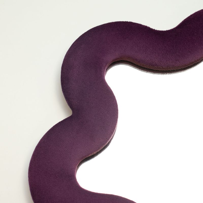 Soft Squiggly Mirrors - Star - Mauve (33) - 33x231x2.3cm