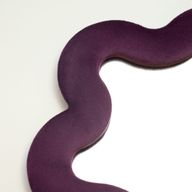 Soft Squiggly Mirrors - Star - Mauve (33) - 33x231x2.3cm