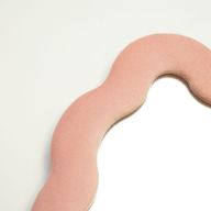 Soft Squiggly Mirrors - Square Pebble - Rose Blush (25)  - 22.5x27x2.3cm