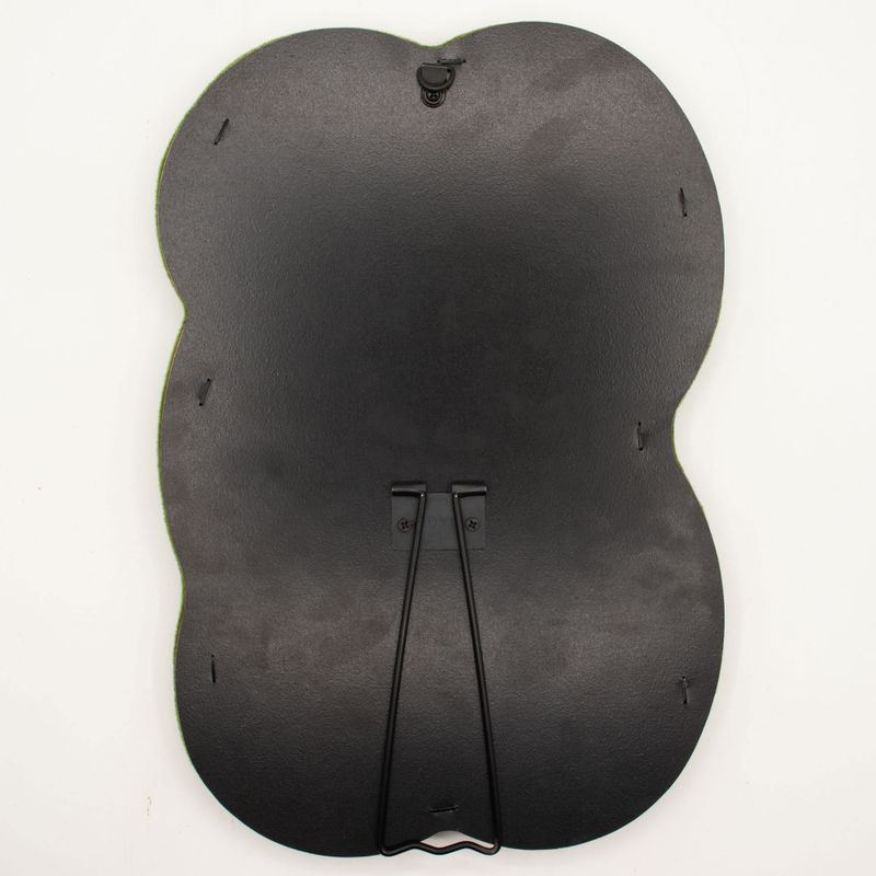 Soft Squiggly Mirrors - Large Cloud - Moss Green (50) - 33.4x23.5x2.3cm