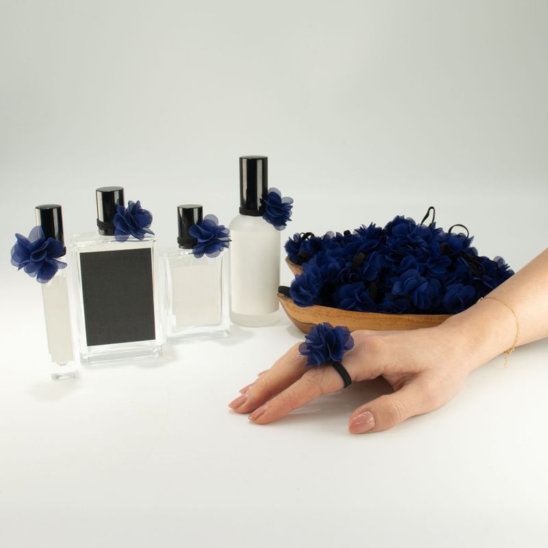 Fragrance Chiffon Diffuser Rings - Navy Blue (67)