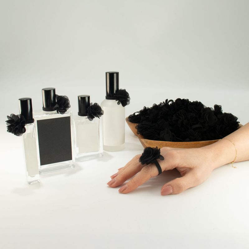 Fragrance Chiffon Diffuser Rings - Black (03)