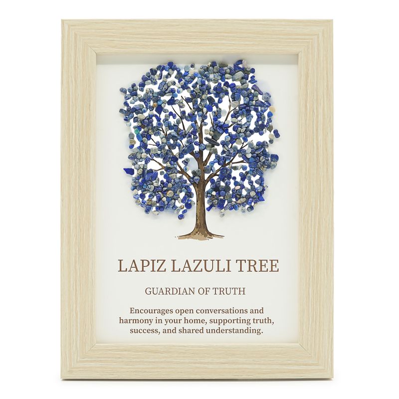 Gemstone Picture - Tree of Life - Lapiz (20x14.7x1cm)