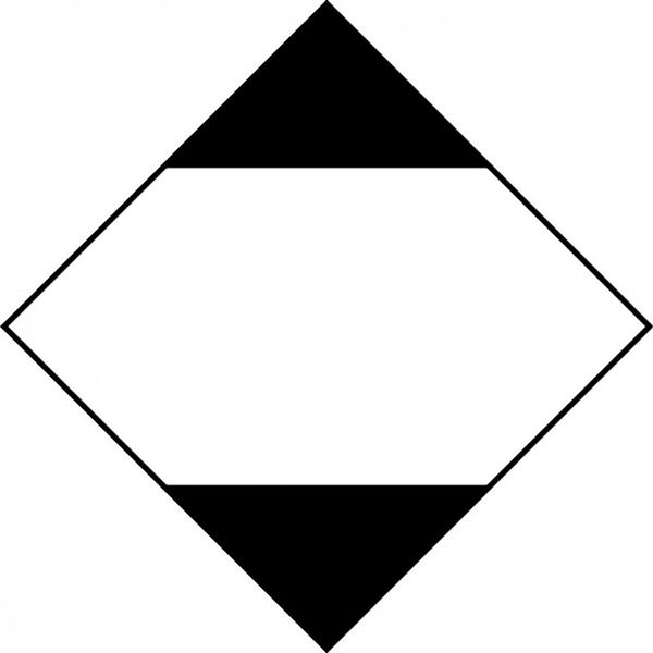 Hazardous Goods Transport Labels 100x100mm