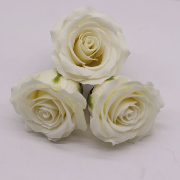 Craft Soap Flower - (5-Layer) Romatic Rose - Ivory