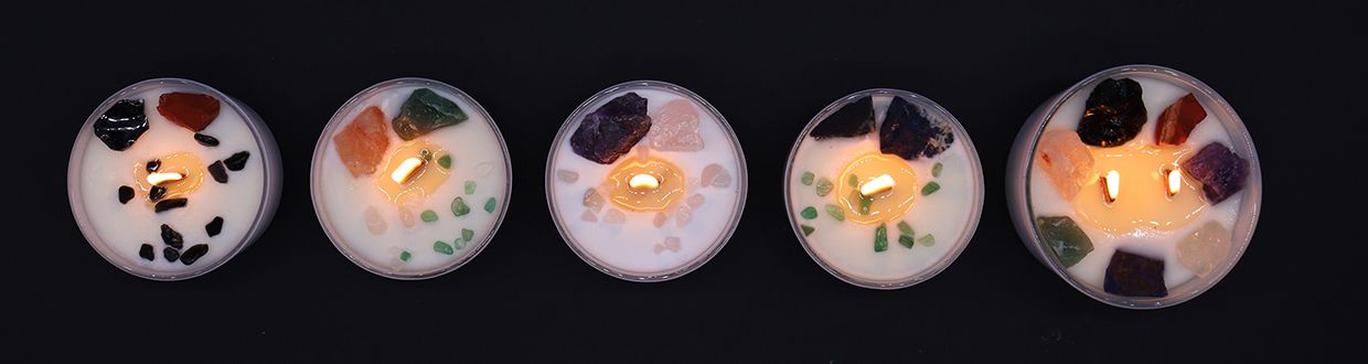 Wholesale Glass Chakra Candle - AW Artisan Europe - Giftware Supplier