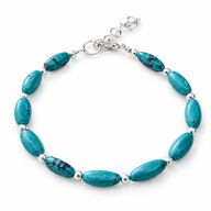 Nepalese Turquoise Necklace - (50cm) & Bracelet -(17cm) Set