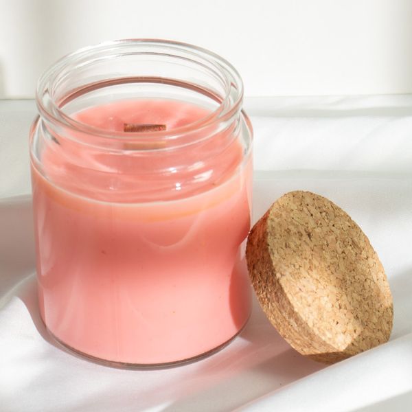 Unlabeled Woodwick Soy Candle - Midnight Rose