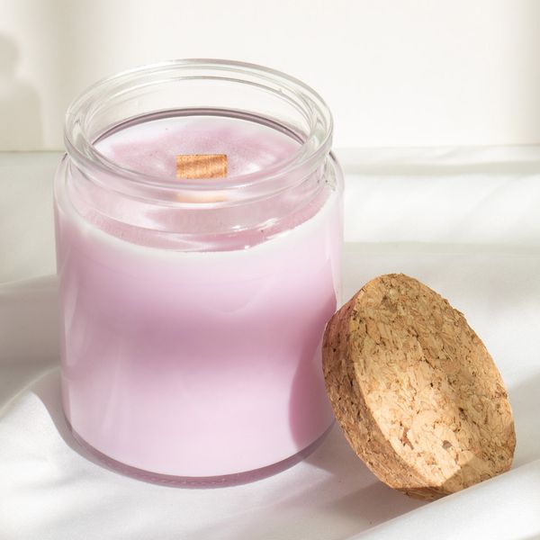 Unlabeled Woodwick Soy Candle - Crushed Fig & Cassis