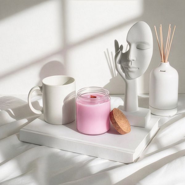 Unlabeled Woodwick Soy Candle - Crushed Fig & Cassis
