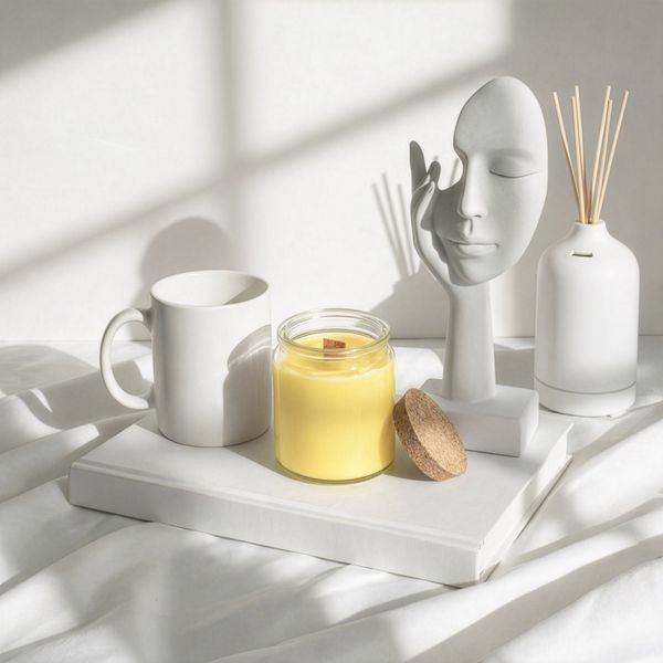 Unlabeled Woodwick Soy Candle - Forest Resin