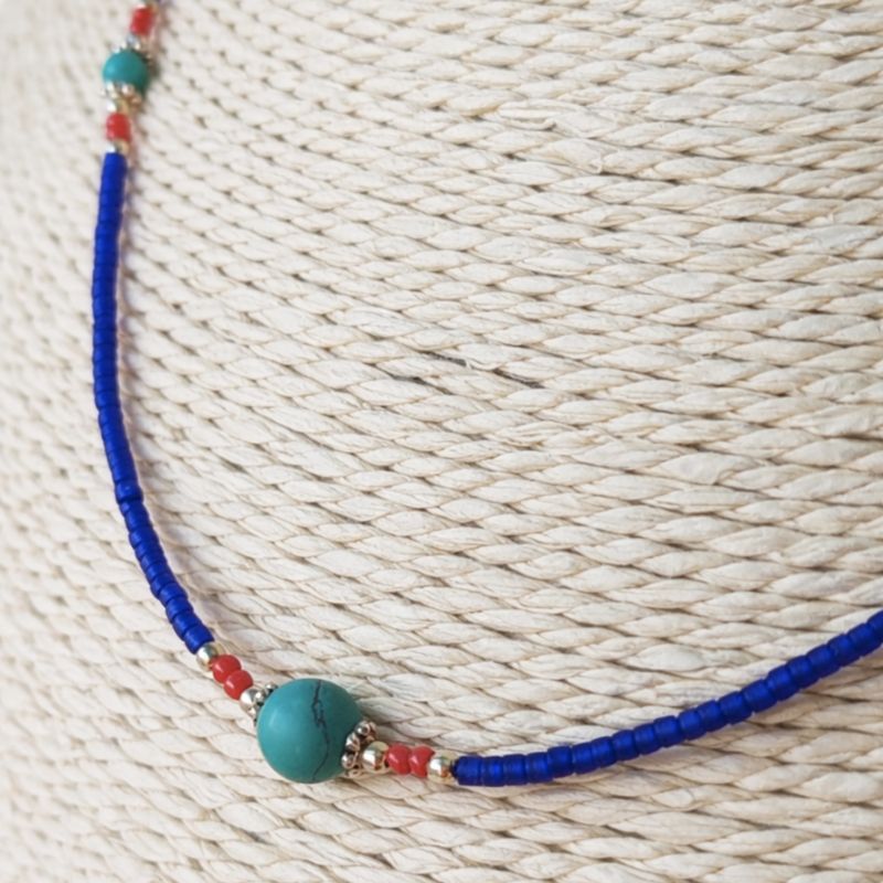 Nepalese Extra Fine Gem Necklace - Turquoise