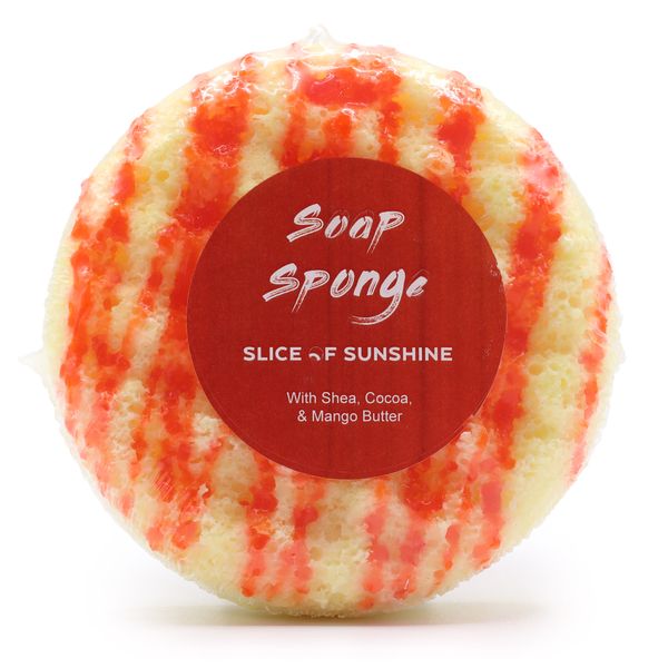 Butter Bubble Soap Sponge - Slice of Sunshine