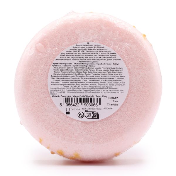Butter Bubble Soap Sponge - Pink Charlotte