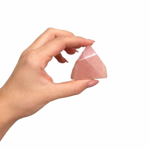 Bulk Gemstone Top Polished Points -Rose Quartz (approx 5-6 pieces)