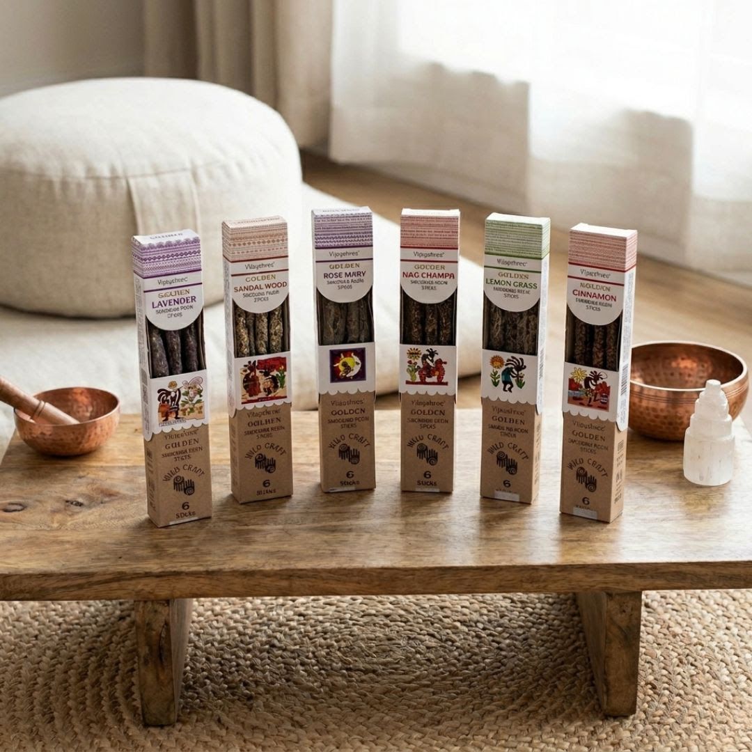 Wholesale Golden Smudging Resin Sticks - AW Artisan Europe - Giftware Supplier