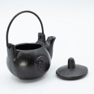 Small Cast Iron Ritual Pot with Pentagon 8x8x10cm