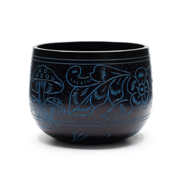 Cauldren Singing Bowl - Magic Mushroom - Blue (15cm)