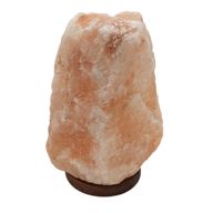 Natural Salt Lamp & Base - Apx 3-4kg - UK Plug