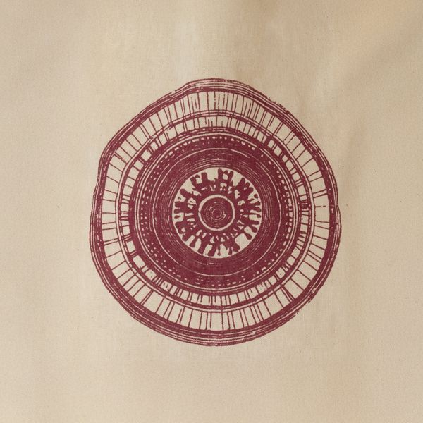 Iconic Mini Gift Tote Bag - Urban Mandala (4 assorted colours) - (25x20cm) - Natural 4oz