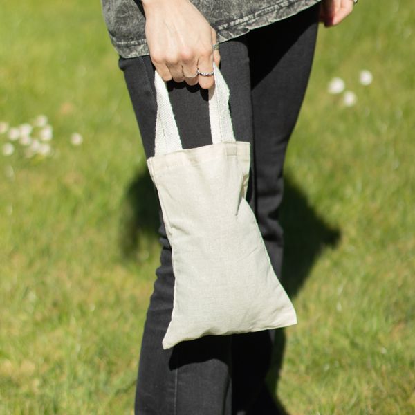 Iconic Mini Gift Tote Bag - Unprinted- (25x20cm) - Natural 4oz