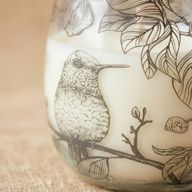 Drawn by Flame - Glass Jar Candles - Medium