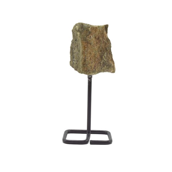 Mineral Specimens on Metal Stand - Epidote