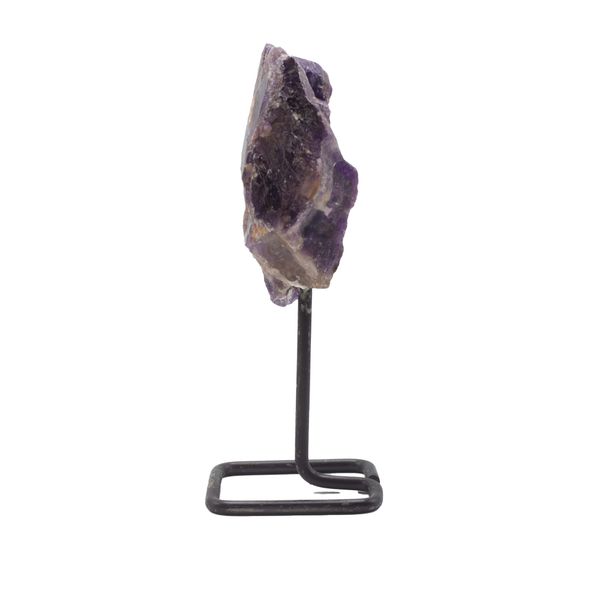 Mineral Specimens on Metal Stand - Amethyst