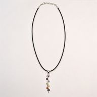 Indian Devotional Pendants - Silver Plated (45cm Cord)- Snake Chakra