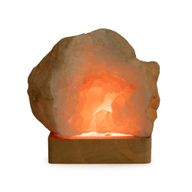 8cm Square Wooden USB LED Stand - Multi Colour