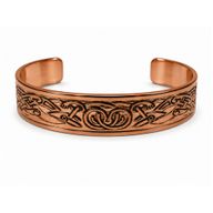 Solid Copper Bracelets Medieval Range with Affirmations Engravings (assorted)