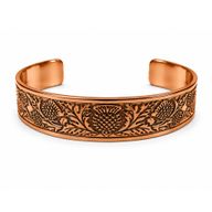 Solid Copper Bracelets Medieval Range with Affirmations Engravings (assorted)
