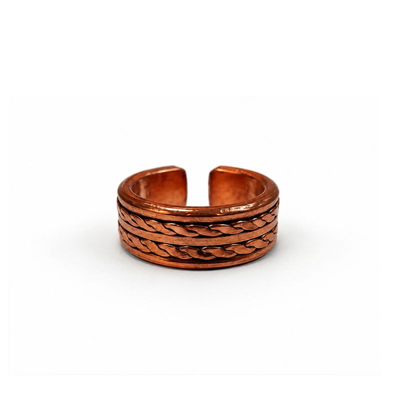 Copper Rings Classic Banded- Assorted Designs & Sizes