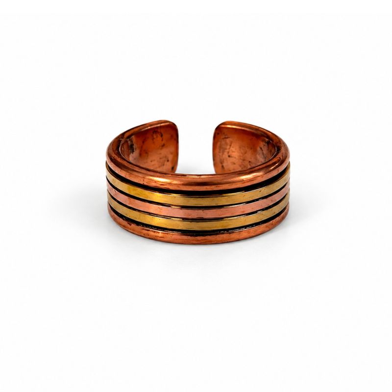 Copper Rings Classic Banded- Assorted Designs & Sizes