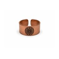 Copper Rings with Symbols - Assorted Designs & Sizes