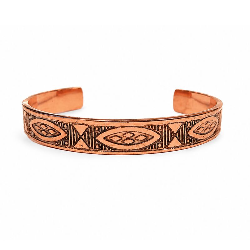 Solid Copper Bracelets Nomad Energy Collection Engravings (assorted)