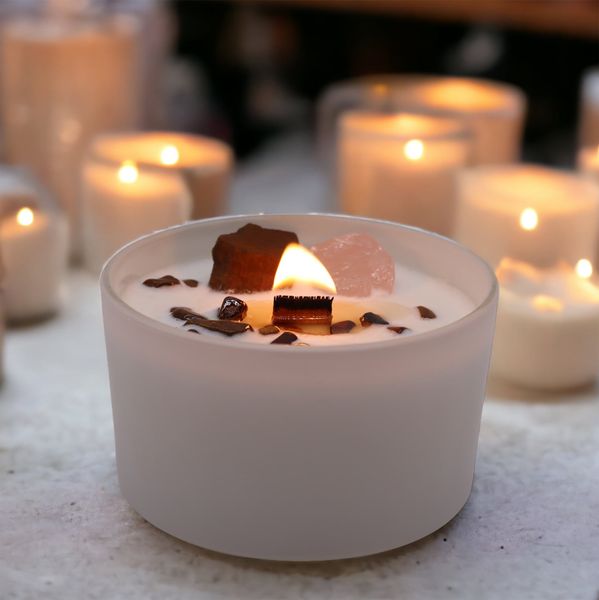 Glass Chakra Candle