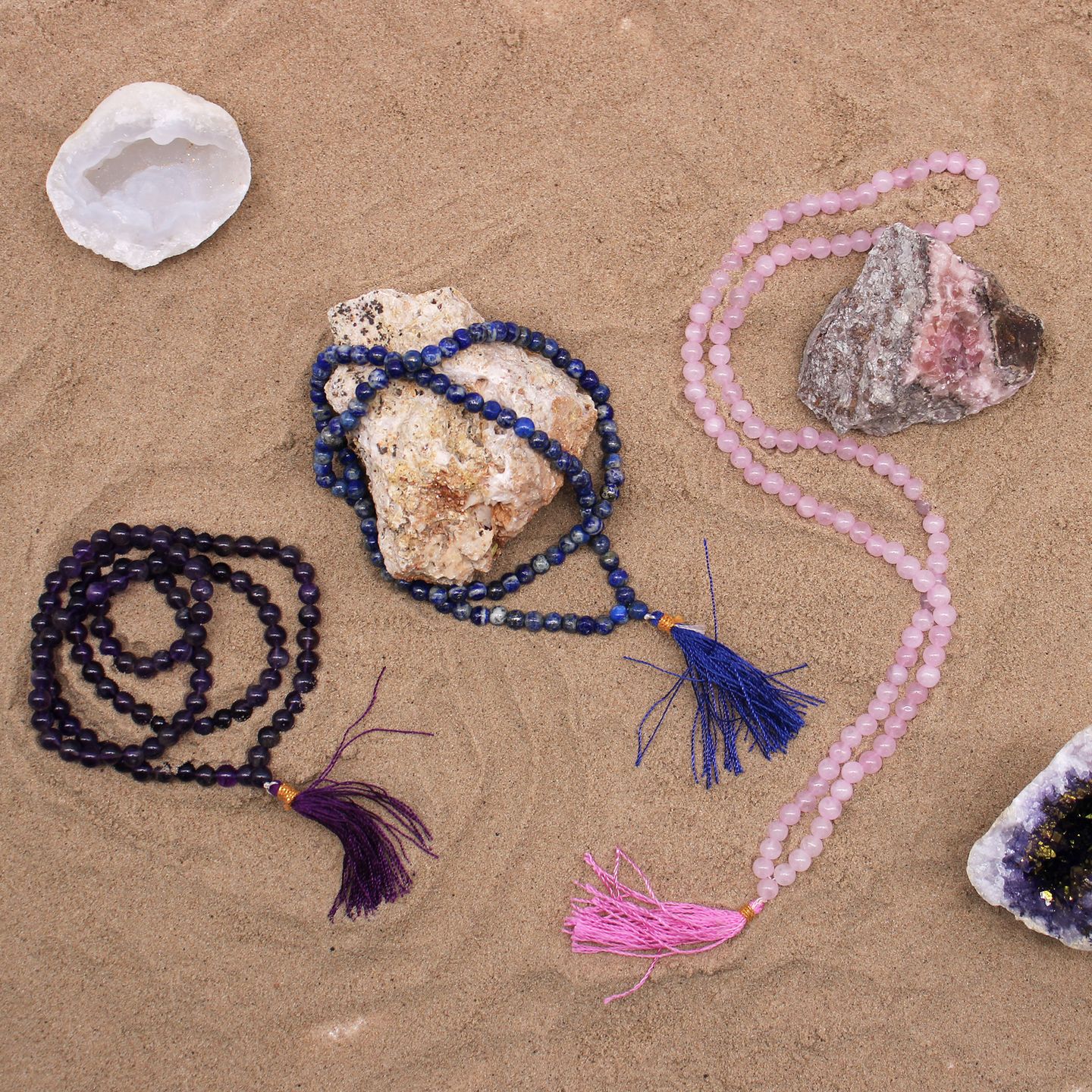 Gemstone Mala Beads
