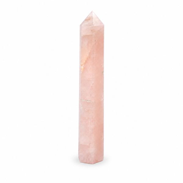 Gemstone Six Face Obelisk Points approx 17cm - Rose Quartz