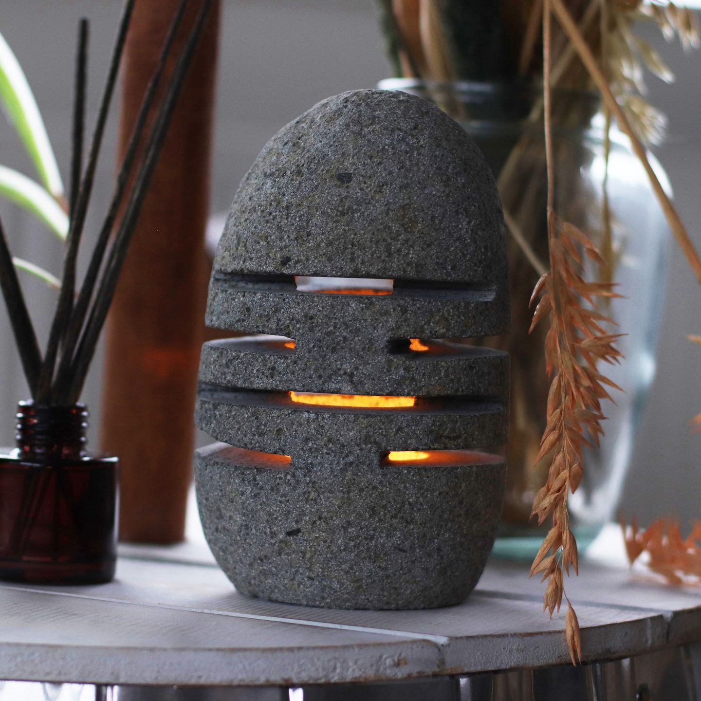 Riverstone Candle Holders