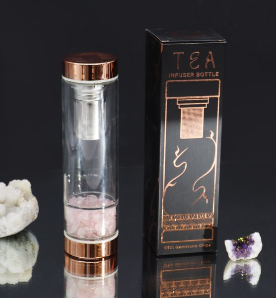 Crystal Glass Tea Infuser Bottles
