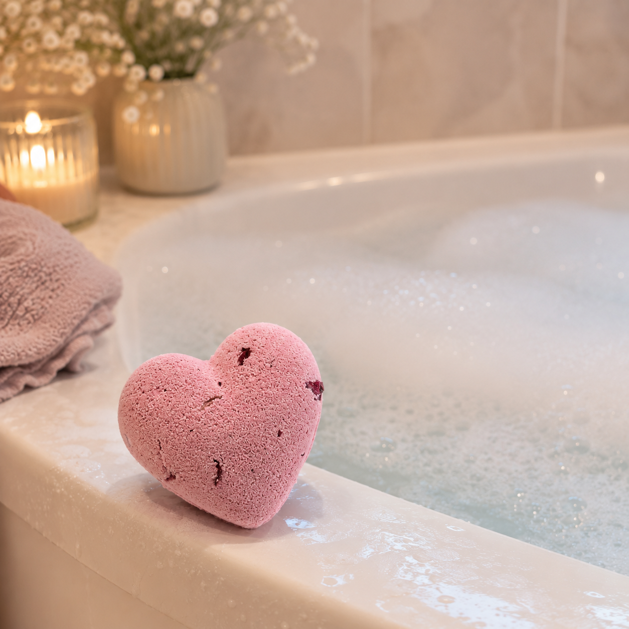 Bath Bomb Love Heart 70gr