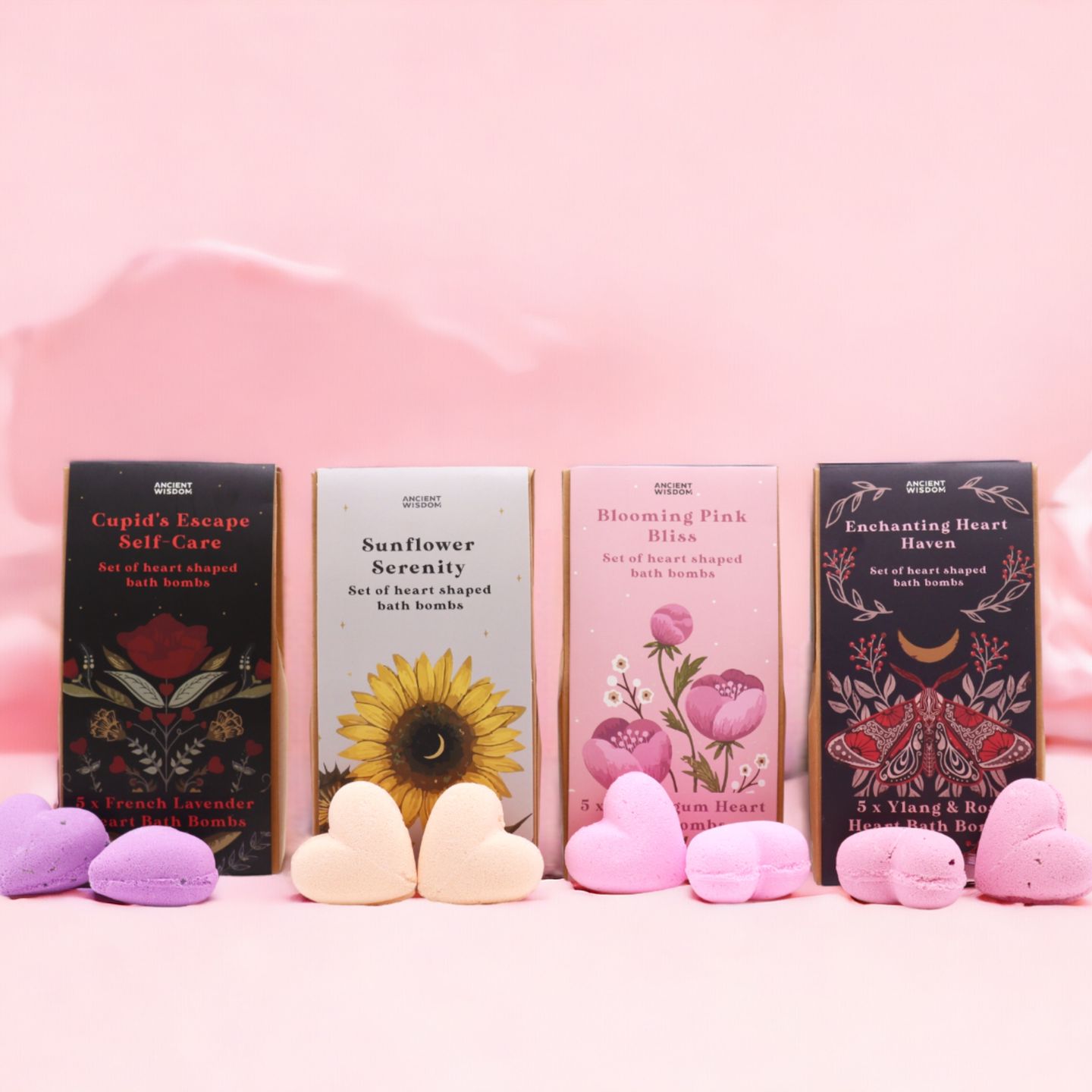 Heart Bath Bombs Gift Sets