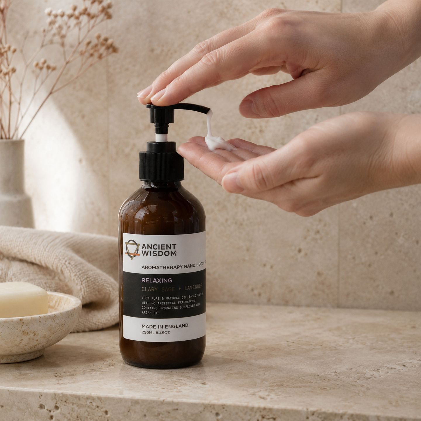 Ancient Wisdom Aromatherapy Hand and Body Lotion