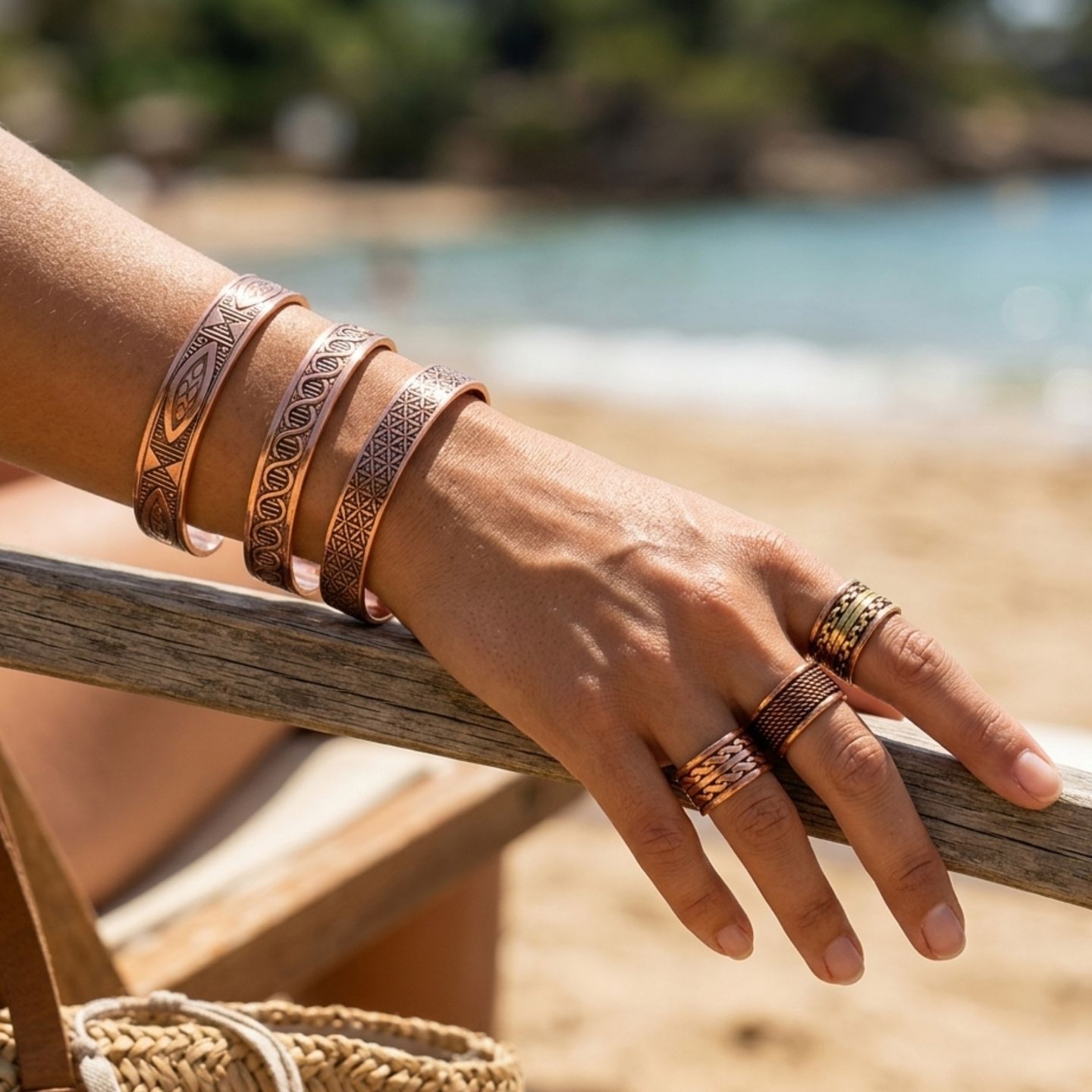 Copper Bracelets & Rings