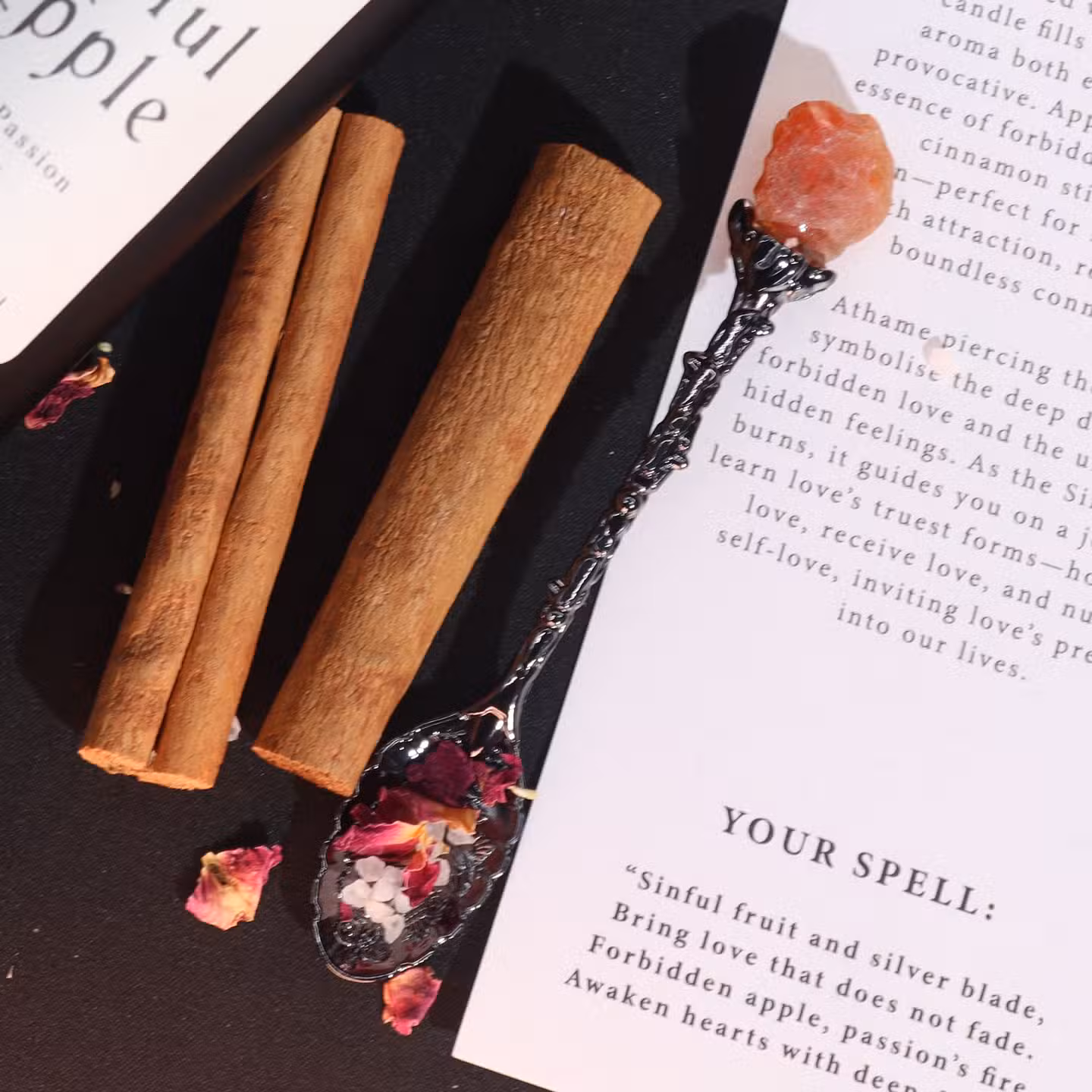 Ancient Witch Gemstone Spoons