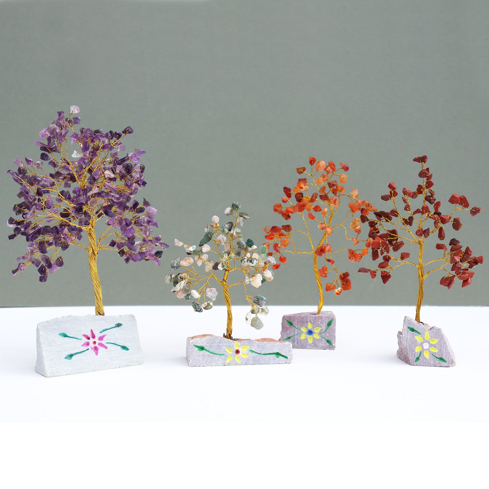 Indian Gemstone Trees