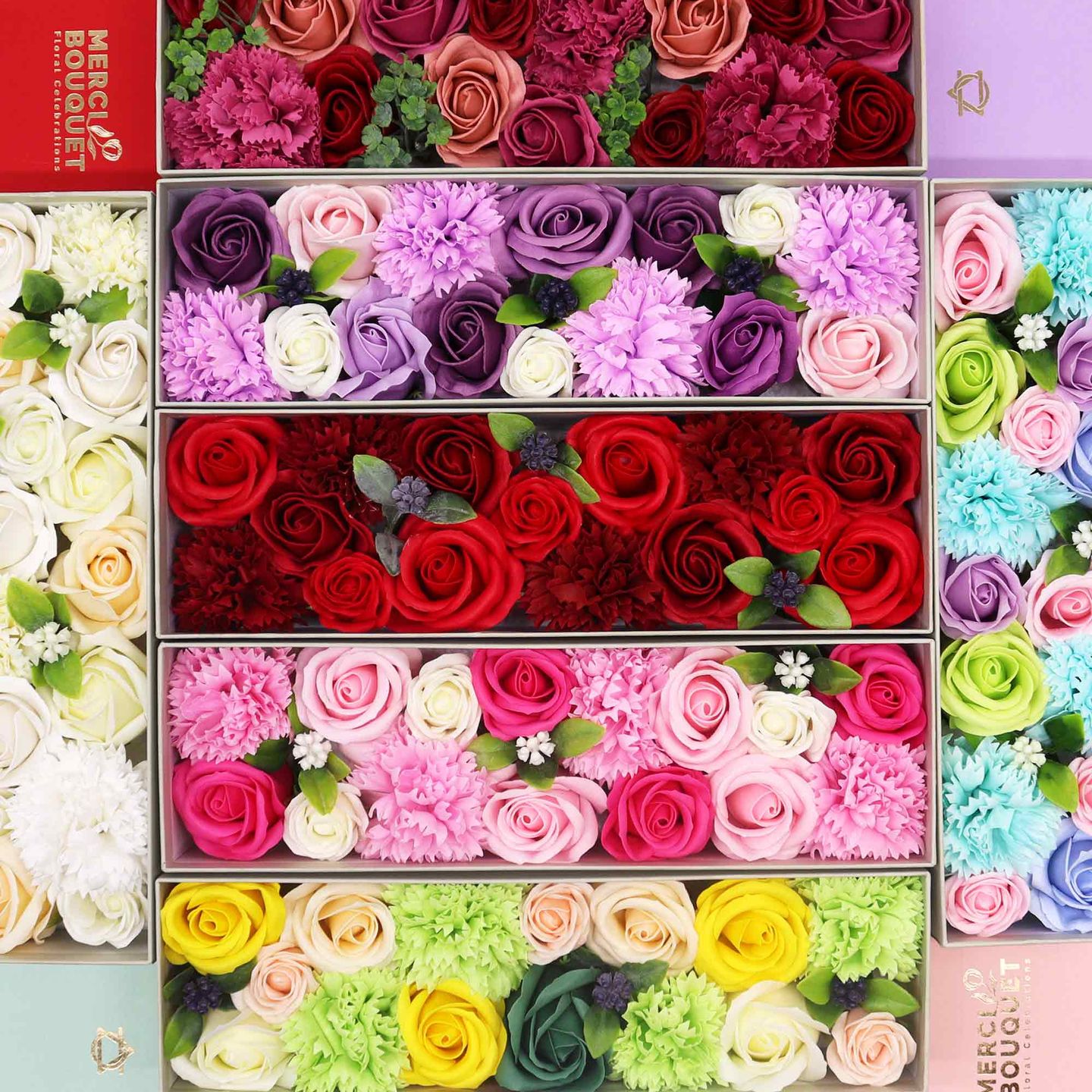 Soap Flowers Gift Boxes
