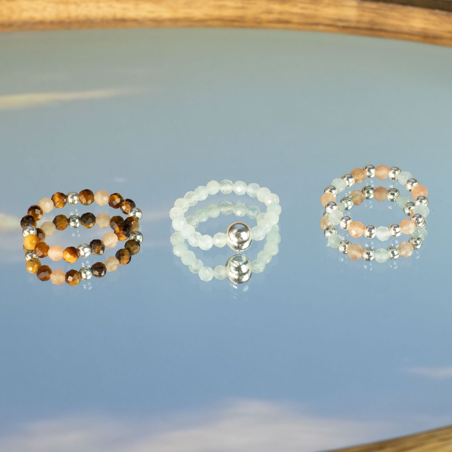 Nymph – Nature Inspired Gemstone Ring Sets